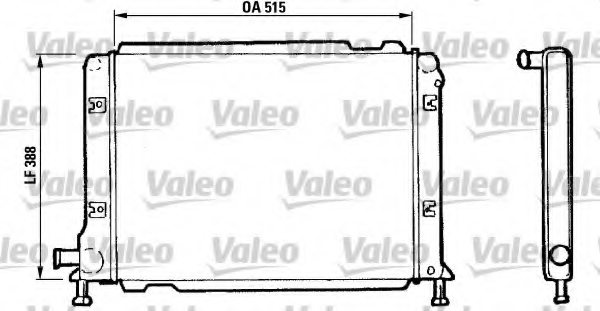 VALEO 810982 Radiator, engine cooling